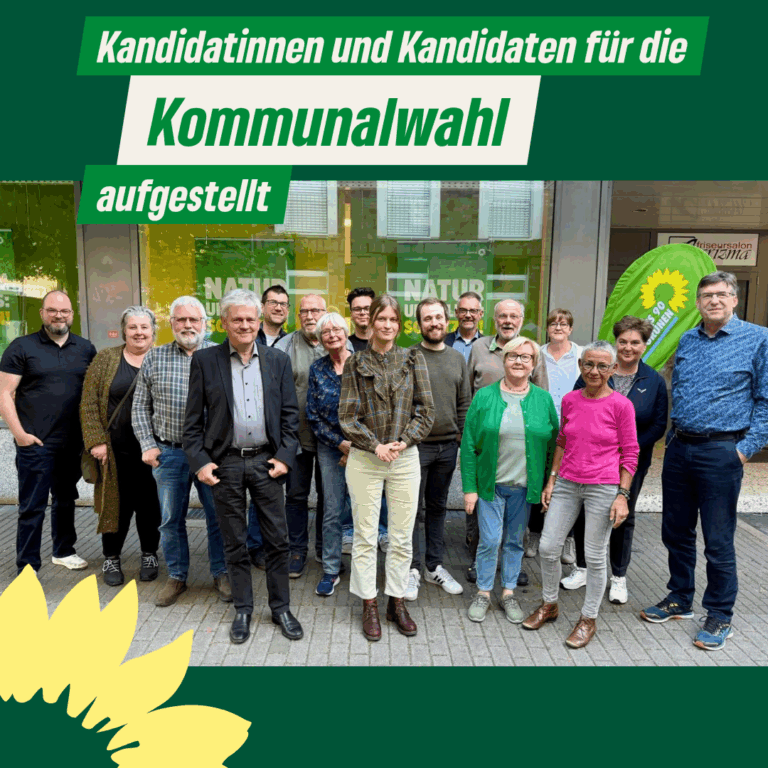 Kandidatinnen und Kandidaten für die Kommunalwahl